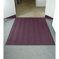 Waterhog&reg; Eco Elite Matting, Wiper/Scraper, 6' x 6' x 3/8", Maroon Air Extreme Inc.