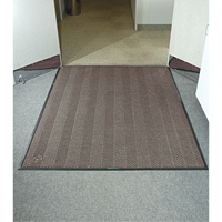 Waterhog&reg; Eco Elite Matting, Wiper/Scraper, 4' x 6' x 3/8", Chestnut Brown Air Extreme Inc.