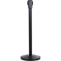 Poteau r&eacute;cepteur pour barri&egrave;res sur pieds pour le contr&ocirc;le des foules, Hauteur de 35", Noir Air Extreme Inc.