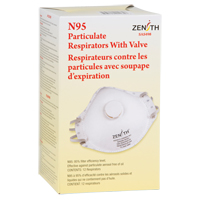 Respirateur contre les particules, N95, Certifi&eacute; NIOSH, Moyen/grand Air Extreme Inc.