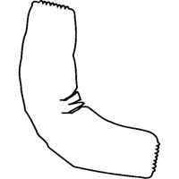 Sleeves, 18" long, Tyvek&reg; 400, White Air Extreme Inc.