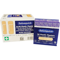 Syst&egrave;mes de distribution de bandages Salvequick - recharges st&eacute;riles, Rectangulaire/carr&eacute;e, Plastique, St&eacute;rile Air Extreme Inc.