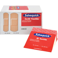 Syst&egrave;mes de distribution de bandages Salvequick - recharges st&eacute;riles, Rectangulaire/carr&eacute;e, Tissu, St&eacute;rile Air Extreme Inc.