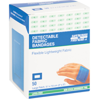 Bandages, Rectangulaire/carr&eacute;e, 3", Tissu d&eacute;tectable, St&eacute;rile Air Extreme Inc.