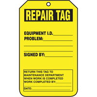 &eacute;tiquettes de s&eacute;curit&eacute; d'inspection et de contr&ocirc;le de l'&eacute;tat de l'&eacute;quipement, Papier cartonn&eacute;, 3-1/8" la x 5-7/8" h, Anglais Air Extreme Inc.