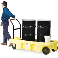 Poly-Spillcart Cart, 66.5" L x 29" W x 43.9" H, 57 US gal. Spill Cap. Air Extreme Inc.