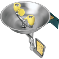 Poste de douche oculaire, Installation Montage mural, Bol Acier inoxydable Air Extreme Inc.