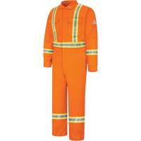Flame-Resistant Coveralls with Reflective Trim, Size 38, Orange, 12.2 cal/cm² Air Extreme Inc.
