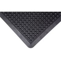 Anti-Fatigue Dome Matting, Bubbled, 2' x 3' x 1/2", Black, Rubber Air Extreme Inc.