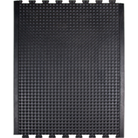 Anti-Fatigue Dome Matting, Bubbled, 3' x 4' x 1/2", Black, Rubber Air Extreme Inc.
