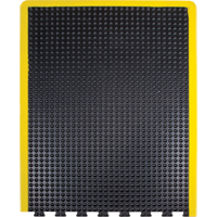 Anti-Fatigue Dome Matting, Bubbled, 3' x 4' x 1/2", Black, Rubber Air Extreme Inc.