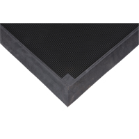 Foot Sanitizing Matting, Rubber, 2-2/3' W x 3-1/4' L x 2-1/2" Thick, Black Air Extreme Inc.