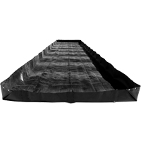 Economy Berms, 748 gal. Capacity, 10' W x 10' L x 12" H, L-Bracket Air Extreme Inc.