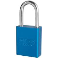 Cadenas de s&eacute;curit&eacute; American Lock, Bleu, Cl&eacute;s identiques, Aluminium, Largeur de 1-1/2" Air Extreme Inc.