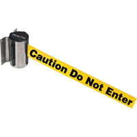 Barri&egrave;re &agrave; fixation murale, Acier, Fixation par vis, 7', Ruban Jaune Air Extreme Inc.
