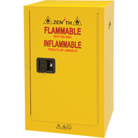 Flammable Storage Cabinet, 12 gal., 1 Door, 23" W x 35" H x 18" D Air Extreme Inc.