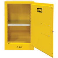 Flammable Storage Cabinet, 12 gal., 1 Door, 23" W x 35" H x 18" D Air Extreme Inc.