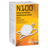 Respirateur contre les particules, N100, Certifi&eacute; NIOSH, Moyen/grand Air Extreme Inc.