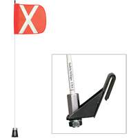 Safety Whip&reg; Light-Duty Whips, Window Mount, 5' High, Orange Air Extreme Inc.