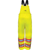 Pantalons &agrave; bavette de s&eacute;curit&eacute; imperm&eacute;ables ignifuges haute visibilit&eacute; en polyur&eacute;thane, 4T-Grand Air Extreme Inc.
