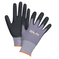 Gants ZX-1 de premi&egrave;re qualit&eacute; compatibles avec les &eacute;crans tactiles, 7/Petit, R&ecirc;vetement Nitrile/Mousse de nitrile, Calibre 15, Enveloppe en Nylon Air Extreme Inc.