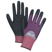 Gants enduits de premi&egrave;re qualit&eacute; ZX-2, 10/T-Grand, R&ecirc;vetement Nitrile/Mousse de nitrile, Calibre 18, Enveloppe en Nylon Air Extreme Inc.