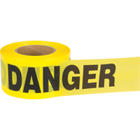 "Danger" Barricade Tape, Bilingual, 3" W x 1000' L, 1.5 mils, Black on Yellow Air Extreme Inc.
