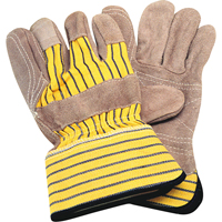 Double-Palm Fitters Gloves, Large, Split Cowhide Palm, Cotton Inner Lining Air Extreme Inc.