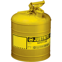 Safety Cans, Type I, Steel, 2 US gal., Yellow, FM Approved/UL/ULC Listed Air Extreme Inc.