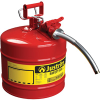 AccuFlow Safety Cans, Type II, Steel, 5 US gal., Red, FM Approved/UL/ULC Listed Air Extreme Inc.