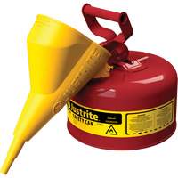 Safety Cans, Type I, Steel, 1 US gal., Red, FM Approved/UL/ULC Listed Air Extreme Inc.