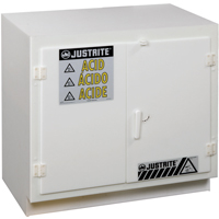 Solid Polyethylene Acid Cabinets, 6 x 0.66043 Gal., 36" x 35.75" x 21.75" Air Extreme Inc.