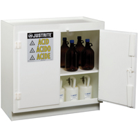 Solid Polyethylene Acid Cabinets, 6 x 0.66043 Gal., 36" x 35.75" x 21.75" Air Extreme Inc.