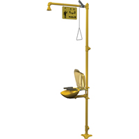 Halo Combination Emergency Shower & Eyewash Station Air Extreme Inc.