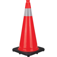 Premium Traffic Cone, 28", Orange, 4" Reflective Collar(s) Air Extreme Inc.
