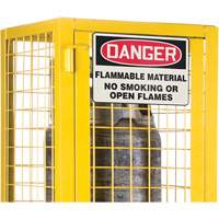 Armoire de s&eacute;curit&eacute; pour cylindres de gaz conforme aux normes de la CSA, nbre de bouteilles: 2, 17" , 17" , 69" , Jaune Air Extreme Inc.