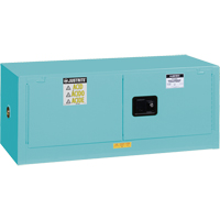 Armoire de s&eacute;curit&eacute; en acier inoxydable pour produits corrosifs/acides EX Piggyback Sure-Grip , 12 gal., 2 Porte(s), 43" La x 18" h x 18" p Air Extreme Inc.