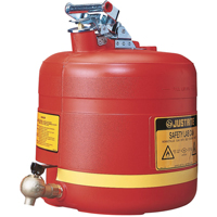 Laboratory Safety Can with Faucet, Type I, Steel, 5 US gal., Red, FM Approved Air Extreme Inc.