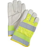 Gants d'ajusteur orange haute visibilit&eacute; &agrave; chaleur sup&eacute;rieure, Grand, Paume en Cuir fleur de vache, Doublure en Thinsulate Air Extreme Inc.