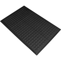 Rejuvenator&reg; Connect No. 502 for Single Workstation, Polyurethane, 2' W x 3' L, 5/8" Thick, Black Air Extreme Inc.