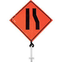 Narrow Road Pole Sign, 24" x 24", Vinyl, Pictogram Air Extreme Inc.