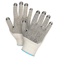 Heavyweight Double-Sided Dotted String Knit Gloves, Poly/Cotton, Double Sided, 7 Gauge, X-Large Air Extreme Inc.