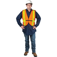 Standard-Duty Safety Vest, High Visibility Orange, Medium, Polyester Air Extreme Inc.