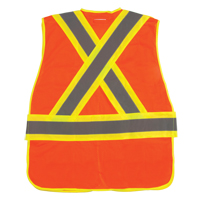 CSA Compliant High Visibility Surveyor Vest, High Visibility Orange, 2X-Large, Polyester Air Extreme Inc.