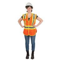 CSA Compliant High Visibility Surveyor Vest, High Visibility Orange, 2X-Large, Polyester Air Extreme Inc.
