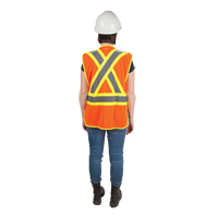 CSA Compliant High Visibility Surveyor Vest, High Visibility Orange, 2X-Large, Polyester Air Extreme Inc.