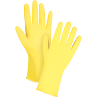 Canary Yellow Chemical-Resistant Gloves, Size 7, 12" L, Latex, Flock-Lined Inner Lining, 15-mil Air Extreme Inc.