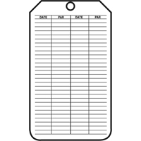 &eacute;tiquettes de s&eacute;curit&eacute; d'inspection et de contr&ocirc;le de l'&eacute;tat de l'&eacute;quipement, Papier cartonn&eacute;, 3-1/8" la x 5-7/8" h, Français Air Extreme Inc.