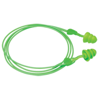 Bouchons d'oreilles r&eacute;utilisables Glide Trio, Avec cordon, Vrac - &agrave; nu, 27 dB NRR, Taille unique Air Extreme Inc.
