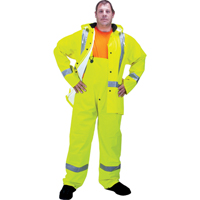 RZ900 Premium Traffic Rain Suit, Polyester/PVC, Medium, Lime-Yellow Air Extreme Inc.